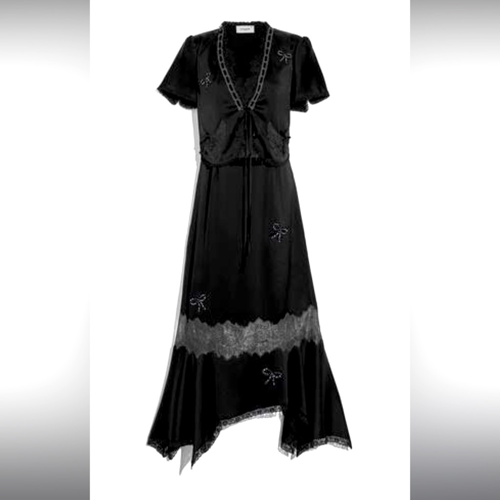 NWT Coach Lace Trim Dress!